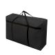 large home storage bag waterproof clothes quilt organizer for moving house luggage xmas christmas tree model#100 black