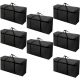 8x large home storage bag waterproof clothes quilt organizer for moving house luggage xmas christmas tree model#120 black