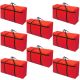 8x large home storage bag waterproof clothes quilt organizer for moving house luggage xmas christmas tree model#120 red