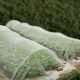 garden anti-insect/bug net tunnel kit crop plant veggies mesh cover protection anti-bird small animal 1x4.5m white 2pcs bundle