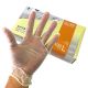 disposable gloves clear powder free vinyl pvc large 1 box 100pcs