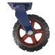 12inch super heavy duty caster wheel industrial castor solid ribbed tread tyre swivel without brake/lock for flat or rough terrain 1200kg each