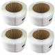 4 roll/2000m super heavy duty pe soft strap for cargo strapping logistics packing warehouse packaging pallet wrapping bundle binding width 19mm max tension 800kg no clips
