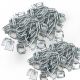400x metal clips for heavy duty soft pe strap width 19mm for cargo strapping logistics transport packing warehouse packaging
