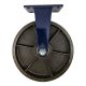 single 12inch super heavy duty caster wheel industrial castor all metal heat resistant non swivel / fixed for flat ground and high temperature use 3000kg ea capacity 370mm high