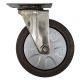 5 nch small stainless steel caster hard nylon wheel light duty swivel without brake/lock industrial castor 140kg ea height 156mm for trolley furniture equipment
