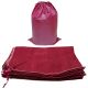 10x large home storage bag cheap plastic woven waterproof sack clothes quilt organizer for moving house xmas christmas tree model110 red size 110cm l x 75cm w with pull string