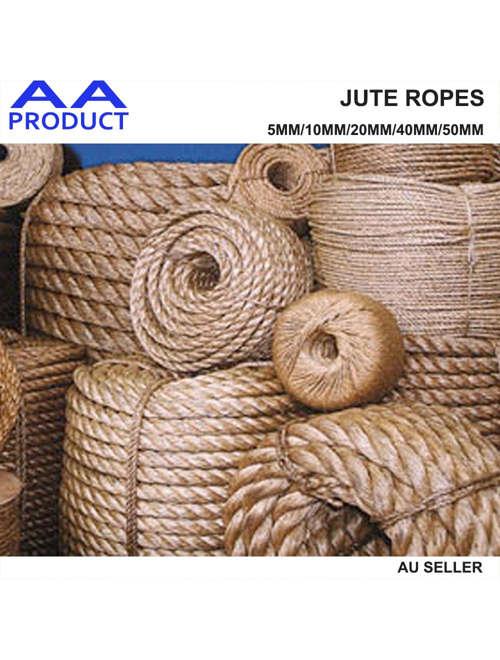 Natural Jute Twine String Cord Rope for Craft & Decoration 5mm Thick 10  Meter