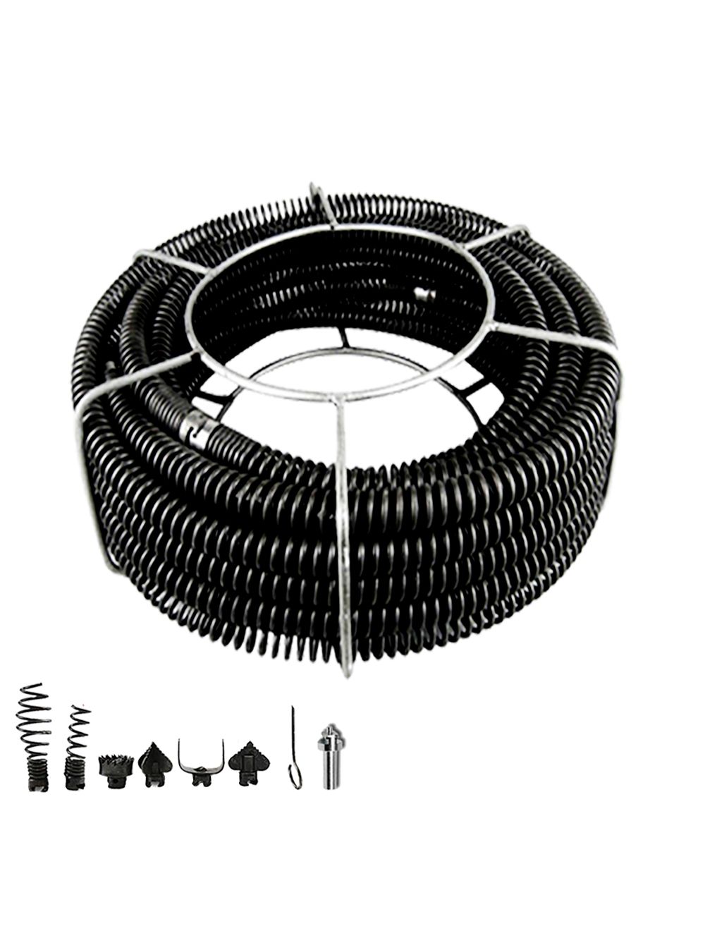 12M 24M 2.5M Spiral Electrical Drill Drain Snake Pipe Pipeline Sewer Cleaner