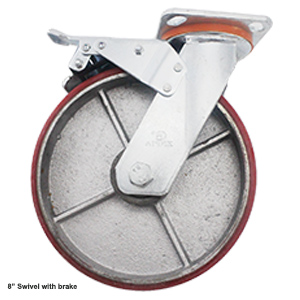 heavy duty metal caster wheel sample
